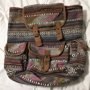 Aztec Print Backpack